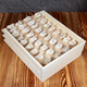Household wooden dumpling storage box frozen fresh-keeping multi-layer quick-frozen rectangular wooden chaos tray can be used commercially, length 45, width 35, height 4.5, hold 50-60 dumplings