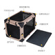 Vieruodis Pet Portable Cage pour sortir de petits, moyens et grands chiens, chiens, chats, cabine à boîte à air pliable légère, cage de chiens automobiles, taille noire [suggérée pour une utilisation chez les chiens de taille moyenne]