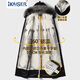 Caeser (KAISER) imported cross marten over knee long mink sleeves over the peacock peacock fur mink coat men's fur integrated winter black (extended cross marten inner liner) mink sleeves 48/L