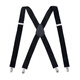 Beijing zhi clip de correa masculina pantalones adultos pantalones con correa para correa de la correa de la correa de la correa macho y femenino correa de hombro elástica [negro] clip de correa 1 [hombres y mujeres universales/alta longitud elástica ajustable]