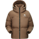Camel 660 High-Coat Down-Jacke für Frauen kurz verdickte winddichte Kapuze-Brot-Down-Jacke für Frauen 724CA6B601B, Trockenbraun, Frauen M.