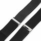 Beijing zhi clip de correa masculina pantalones adultos pantalones con correa para correa de la correa de la correa de la correa macho y femenino correa de hombro elástica [negro] clip de correa 1 [hombres y mujeres universales/alta longitud elástica ajustable]