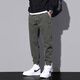 Jewish casual pants men's spring and autumn new American fashion brand work pants men's loose ties sports trousers 9859 military green M
