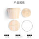 Steamed rice wooden barrel, fir wood steamed rice barrel, kitchen large and small rice steaming artifact, household commercial steamer, handmade, low sugar, 24cm wooden bottom with lid, steamed about 2.5Jin, Jin is equal to 0.5kg of rice