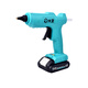Renjuyi customized lithium electric hot melt glue gun for home children handmade universal rechargeable glue gun glue stick A7-3502 A73502 2000 mAh one charge one charge (glue stick included)