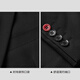 Heilan House (HLA) suit men's 25 spring and summer new series business suit suit for men, black 09 (suit + trousers) 175/96B 48B recommended 138~150Jin Jin equals 0.5 kg