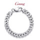 GsunG platinum bracelet for men PT950 wide-faced Cuban bracelet, atmospheric platinum bracelet, men's car pattern riding whip bracelet, fashionable, priced by gram, contact before bidding