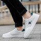 XTEP (XTEP) couple shoes men and women casual shoes summer trendy breathable lightweight wear-resistant non-slip skateboard shoes sports running shoes Mi-green-men's 7027 40
