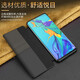 Soeger Huawei nova9 mobile phone case flip-type Huawei nova9pro all-inclusive 5G men and women mirror leather case anti-fall protection case window intelligent sleep Huawei nova9 [Knight black] flip-screen window case sleep