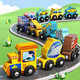 XIAORUISHI Magnetic Digital Train Childy Magnetic Toys Baby Early Education 3-jährige Jungen und Mädchen Montage Bausteine ​​12 Zahlen + 11 Obstzüge