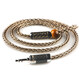 
Xiaofan MM Momo mmcx se846hd800w60 gray yellow oriole qdc frozen single crystal silver earphone upgrade cable non-freezing version 4-in-1 plug/1.1 meters