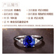 Millai Jewelry 2.6 carat natural tanzanite ring for women 18K gold inlaid diamond diamond ring jewelry custom gift ring number can be customized