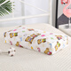 Yimax whole head single student dormitory bed neck protection rice husk hard pillow core with pillowcase home adult cervical small square pillow dark green flower