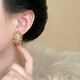 Tapaying Fashionable Zircon Fireworks Earrings Light Luxury High-end Autumn and Winter Earrings Korean Style Earrings Fashion Earrings New Style Fireworks Earrings Pair