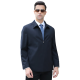 拉博夫高档100%纯羊毛领导书记夹克行政干部外套春秋商务休闲翻领男上衣 藏蓝【100%稀缺羊毛】 L /50/175