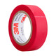 3M 1500# Electrical Tape Electrical Insulating Tape PVC Electrical Tape Lead-free 600V Moisture-proof Acid and Alkali Resistant Red 18mm*10m*0.13mm 1 barrel (10 rolls)