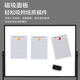 晨光(M&G) 150*90cmH型支架式白板 双面书写翻转会议 教学家用可移动升降 白板黑板写字板ADB983T6