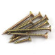 Haodong hardened color zinc fiberboard nails, high-strength self-tapping screws, furniture wood screws, dry wall nails, wall panel nails, M4M5, M4*25 (one jin [Jin equals 0.5 kg] about 725 pieces)