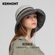 卡蒙（Kenmont）薄款大檐遮阳防晒渔夫帽女夏防紫外线可折叠盆帽盘边帽km-3740