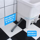 Rongjie automatic drain household large wash mop pool without dirty hands ceramic balcony desk control small bathroom square mop pool height No. 107 (length 42 width 38) + desk control anti-blocking