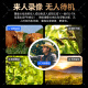 BIFIXIA太阳能摄像头室外无电无网终身免流量高清三镜头360无死角全景全彩夜视追踪家用户外太阳能监控器 免流量0费用+800W三画面单