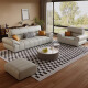 Jianxin echtes Ledersofa Wohnzimmer 2025 Neues kleines Wohnungssofa modernes einfaches Ledersofa 699