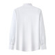 Vancl Eslite Camisa de manga larga para hombres Negocios para hombres sin hierro Formal de algodón 80 Jacquard Strip Camisa Blanca 41