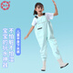 Xionghuo children's waders, outdoor play water clothes, catching fish and sea, half-length waders, bibs, one-piece shoes, waterproof beach, children's pink bibs, thickened with pockets 28 (shoe inner length 18cm)