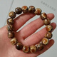SNQP Burmese root amber bracelet, amber beeswax, enchanting cave honey boutique bracelet, round beads for men and women, amber ornaments, 11*12 old type barrel beads, certificate can be issued, fidelity root amber has rosin, fluorescent floating salt water