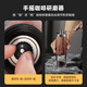 Chef's hand-making coffee pot set coffee set professional hand-crank utensils gift box hand grinding coffee machine Italian coffee cloud pot + funnel [two-piece set]