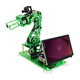 Createblock Raspberry Pi Ros Robótico Raspberry Pi 5 AI Visual Robotic Arm ARTIFICIAL INTELMENCIA ROS2 Open Source Open AI Modelo de actualización de brazo robótico visual (excluyendo la placa base) Verde