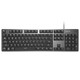 
Logitech mechanical keyboard K845 wired keyboard Full size single light TTC axis Gaming office keyboard DIY keycap K845 tea axis + white transparent keycap