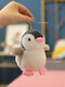 Zitong japonés pingüino muñeca peliconía linda colgante se llamará muñecas muñecas, pequeñas trompetas de cumpleaños regalos de cumpleaños para niñas pingüino negro [] llavero de 12 cm-no piso (se puede pellizcar