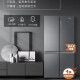 Haier 655L Querfacher viertüriger viertüriger variabler Frequenzluftgekühlte frostfreier trockener und feuchter Aufbewahrungskühlschrank 655 Liter BCD-655WGHTD9DG9U1