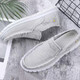 Nouveaux chaussures de toile de petite marguerite de printemps, d'été et d'automne avec un pied, de vieilles chaussures en tissu de Pékin, à la mode et polyvalente pour les chaussures de mendiant A-9 Gray 41