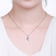 Saturday Fortune (ZLF) PT950 platinum pendant women's car flower small dolphin pendant without chain 1.15g