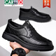 Cartelo Chaussures en cuir masculin Summer 2025 Nouvelle semelle en cuir authentique douce Sole Breatte Dad Chaussures Business Casual Hollow Sandales FLL9225 Black Four Seasons 38