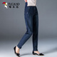 
Woodpecker Plus Size Denim Harem Pants for Women Spring and Autumn High-waisted Radish Pants Loose Korean Style Small Foot Jeans Narrow Version 829 Dark Blue [Single Pants] M [Suggested 90-105 Jin [Jin equals 0.5 kg]]