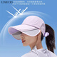 XINBUCKS retractable enlarged brim duck hat for women spring and summer sun protection hat sun hat men's anti-UV golf hat beige (same style for men and women) adjustable (55-60cm)