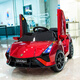 Love Children's Electric Car Four-wheel Car Children's Remote Control Toys 1-4 years old can sit on a boy and a girl's baby swaying stroller Flagship Yellow + 4-wheel drive 12V + Bluetooth + leather seat Double door + APP + remote control + self-driving + swing