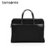 Samsonite briefcase, business and casual handbag, multi-function office and travel shoulder bag, BR6, black 002 (small)