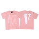 
TX FOG heavy short-sleeved T-shirt heavy VLONE FOG big V short-sleeved fog high street hip-hop half-sleeved couple ins summer high hx6218 white S