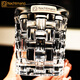 NACHTMANN German imported crystal glass wine glass whiskey glass wine glass beer glass household water glass beverage juice cup woven large size 330ML/single