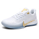 Niyuansu Nuevas zapatillas de baloncesto Mamba Spirit Mamba Hombres transpirables Cemento Cemento RESISTANTE RESISTENTE BAJO BOTAS DE COMBATO DE SONENTA ALTAVABLE 695 Negro Purple 43