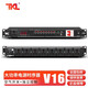 TKL Professional 8-channel power sequencer with filtered power supply independent manager socket with air switch voltage display stage power protection controller 8+1 channel+USB+with screen+independent switch+air switch