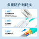 SAMZHE carrier-grade 10G optical fiber jumper LC-LC multi-mode dual-core OM3-300 low-smoke halogen-free home fiber optic cable transceiver pigtail 2 meters G3-LCLC02