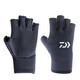 DAIWA DAIWA 23 autumn and winter DG-8023CS winter anti-slip fishing gloves, cold-proof and warm fingerless gloves, black - three fingers exposed (one size fits all)