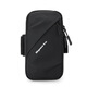 OLPAY running mobile phone arm bag single shoulder crossbody bag unisex wrist bag sports fitness equipment mobile phone waterproof arm bag arm cover men's and women's fitness equipment waterproof and thin black dual-purpose arm and wrist thin, breathable and non-slip