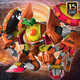 Aofei Entertainment Yili Chuang Spiel Guobao Special Attack Assembly Model Toys 14cm Orange Battle Treasure