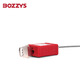 BOZZYS engineering padlock stainless steel cable safety lock 150*3.2MM energy isolation industrial cable safety lock BD-G41KD 2 keys not open